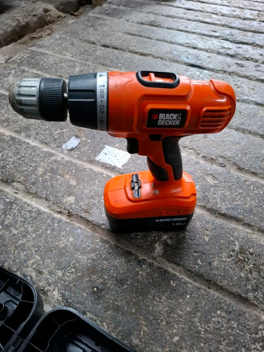 Black and decker drill and electric saw - Image 1