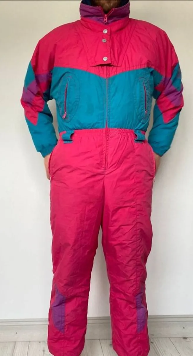 Cool Retro Vintage Ski Suit - Image 2
