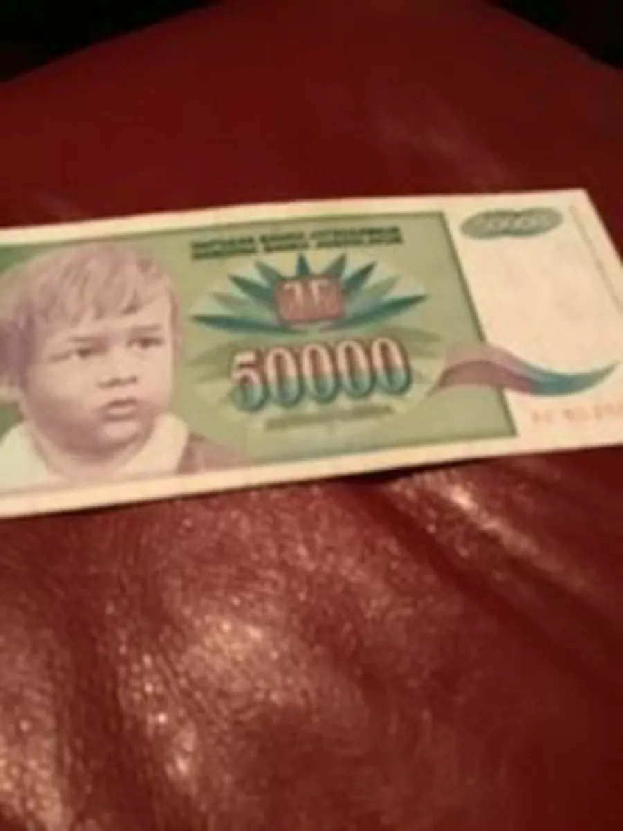 Yugoslavia Banknote - 50000 Dinara 1992