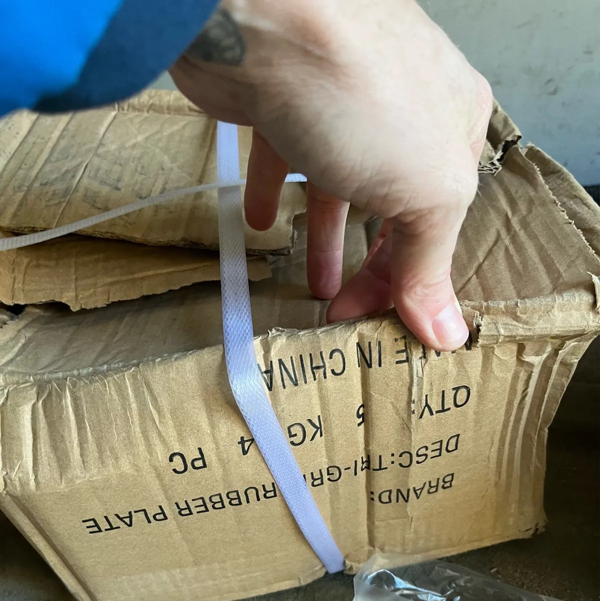 New: 6x5kg boxed rubber Olympic tri grip weights - Image 3