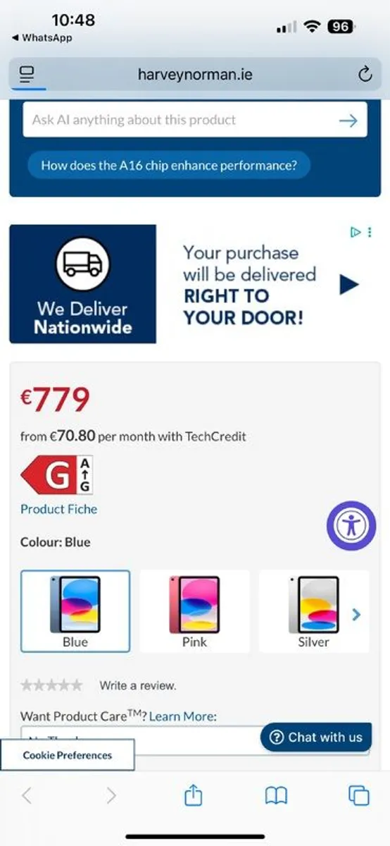 Apple iPad: Model A16, 512gb - Image 2