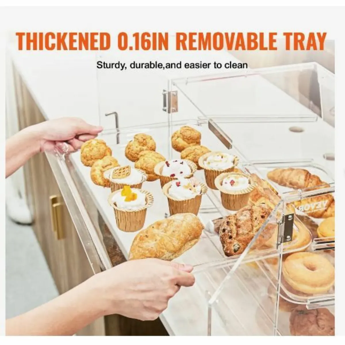 Pastry Display Case, 3-Tier Commercial - Image 2