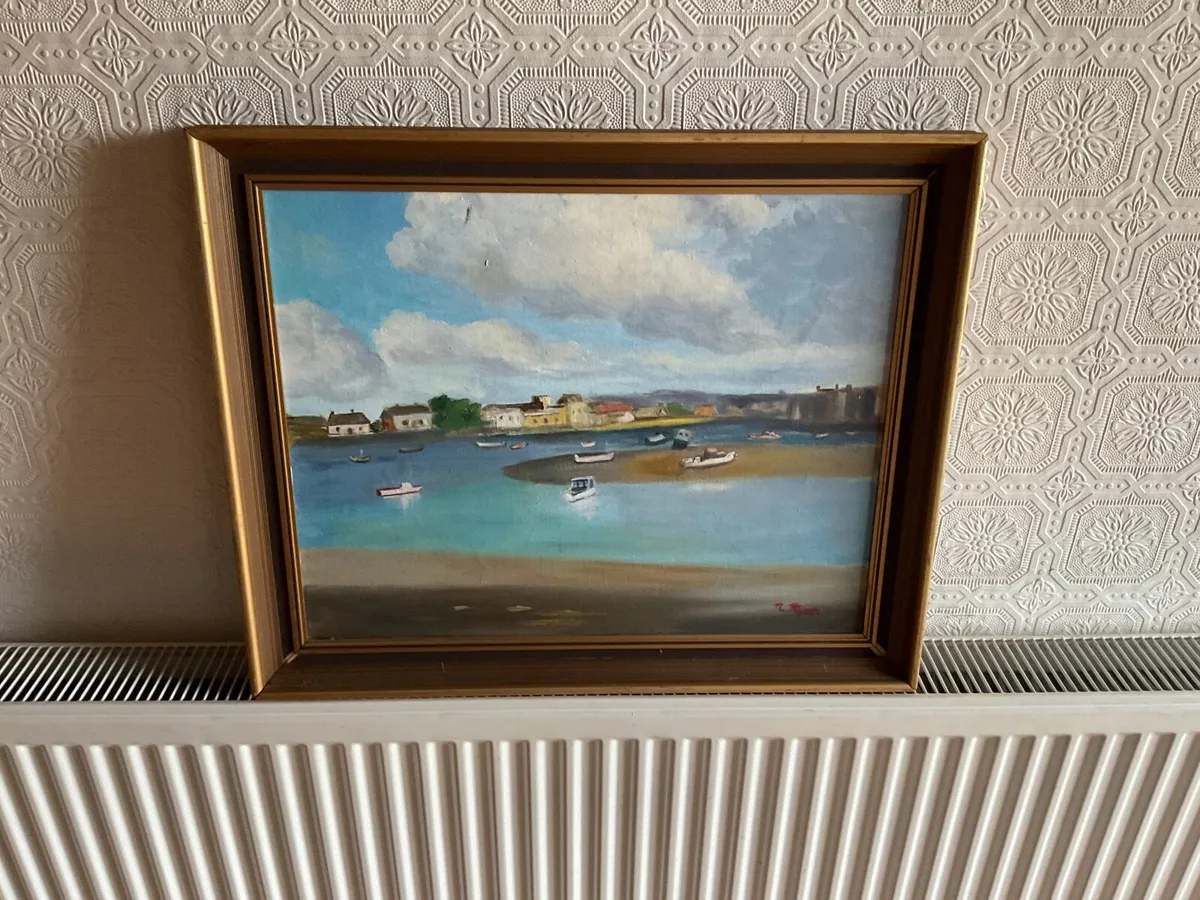 Oil on canvas painting - Image 2