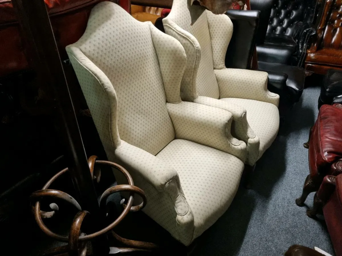 Pair of queen ann chairs