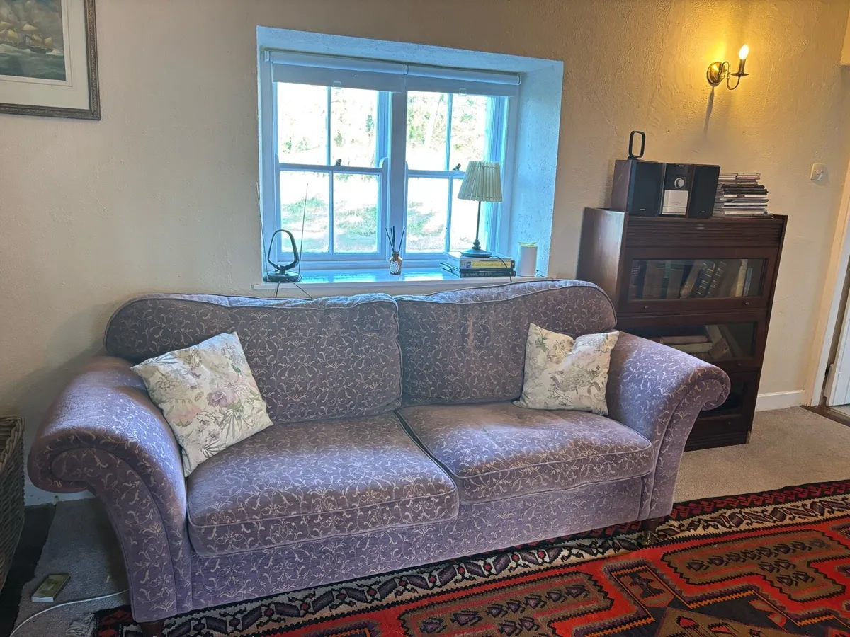 2 seater couch and arm chair. - Image 1