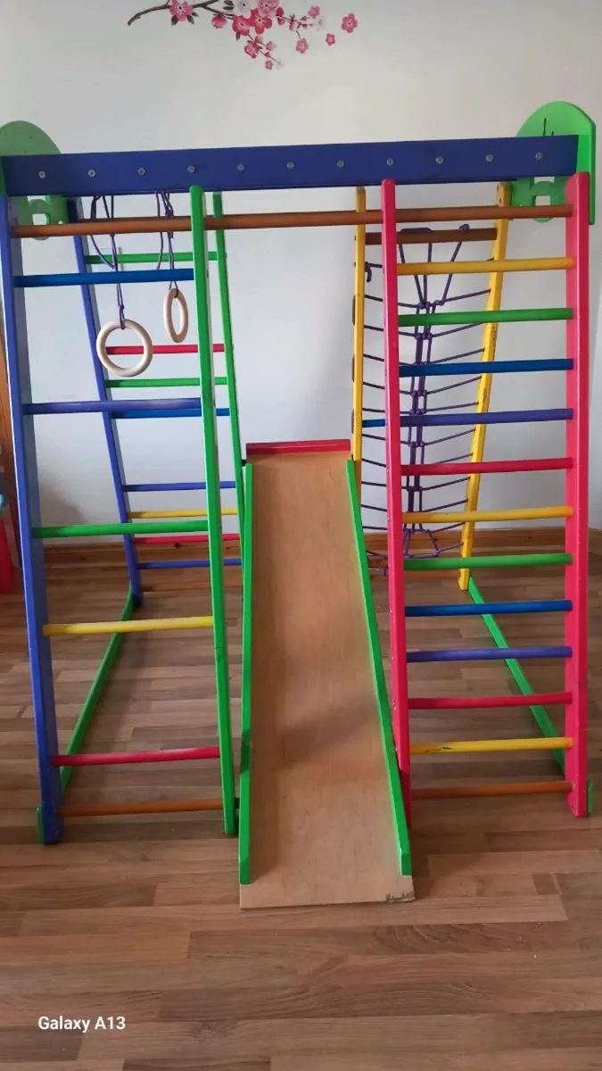 Monkey bars with slide - Image 1