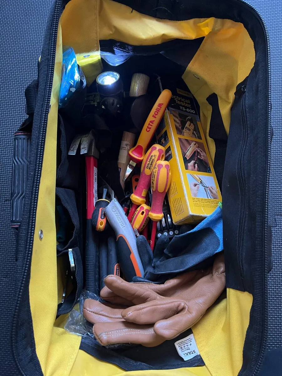 Stanley Tool Bag with Tools - Image 3
