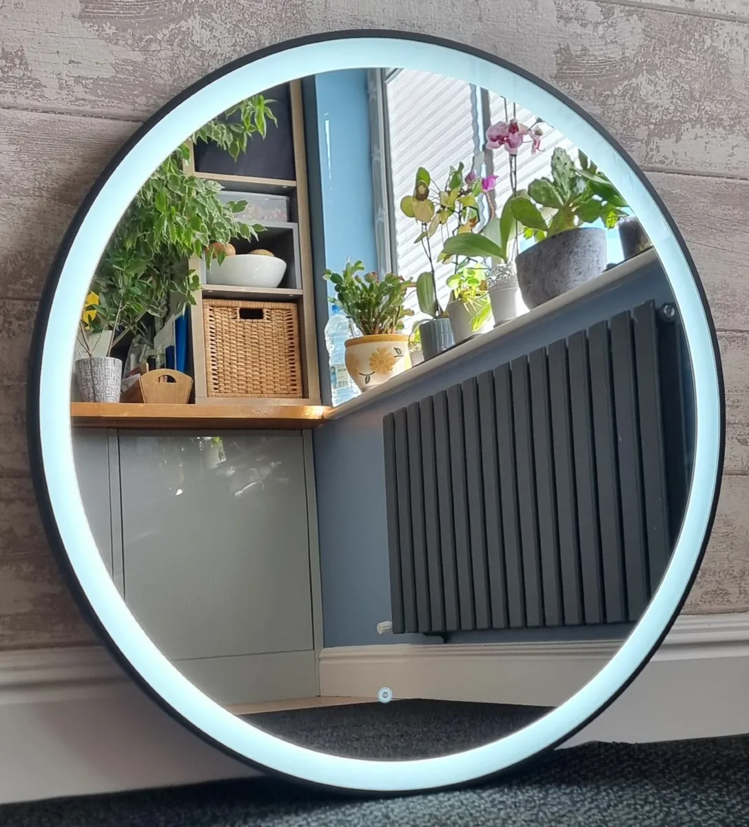 LED Bathroom Mirror Black Frame - Image 2