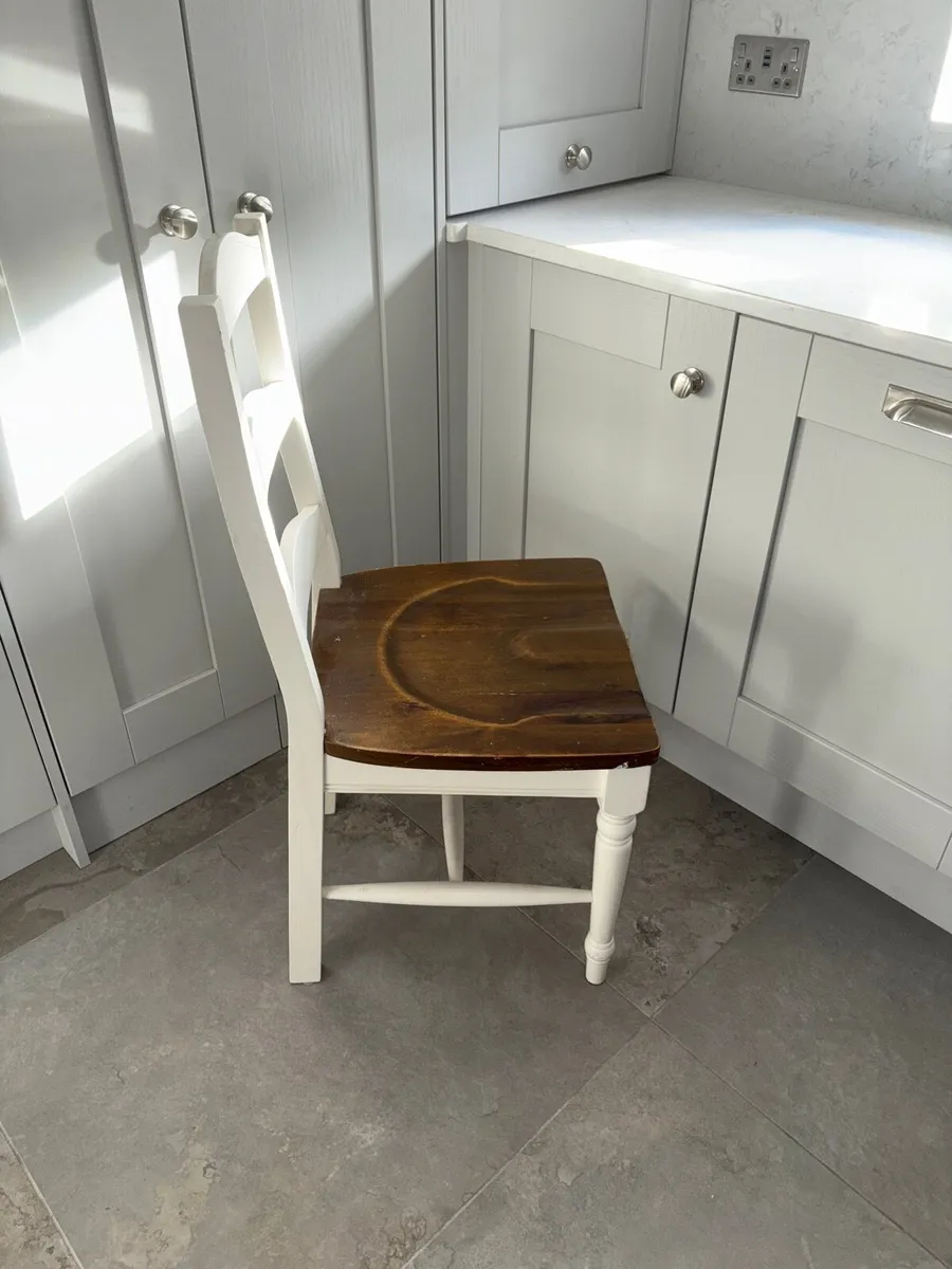 Wooden Kitchen Chairs - Image 4