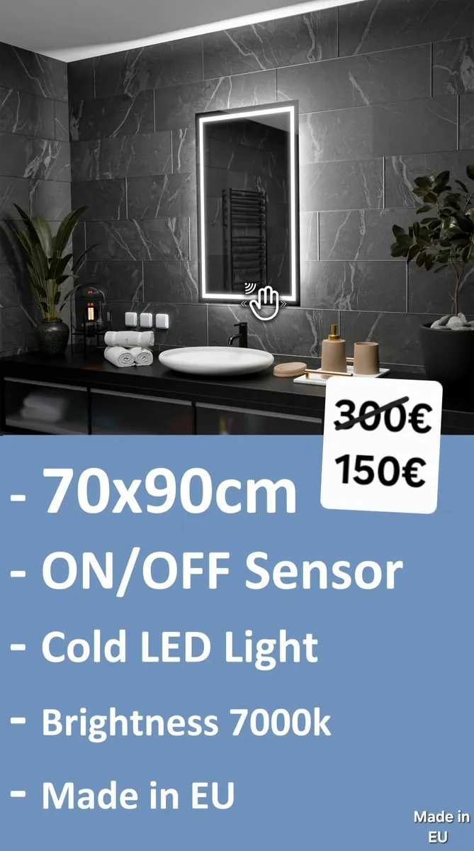 LED Bathroom Mirror - Image 1