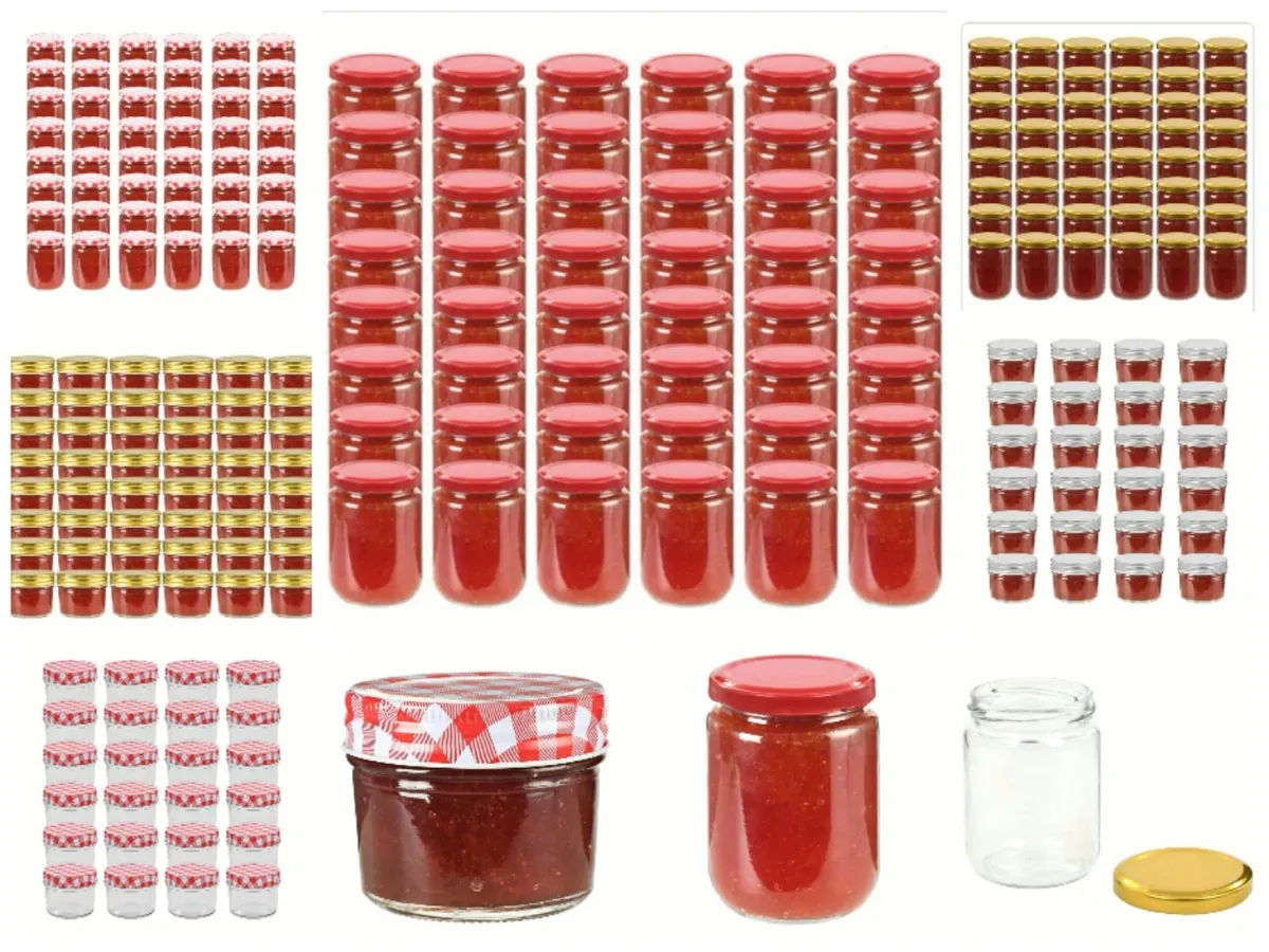 Glass Jam Jars