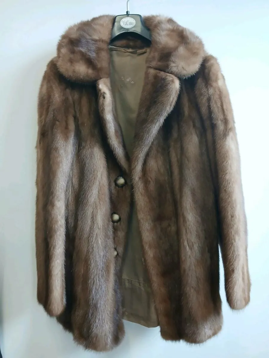 Mink Jacket Coat, as new ,small-medium - Image 3