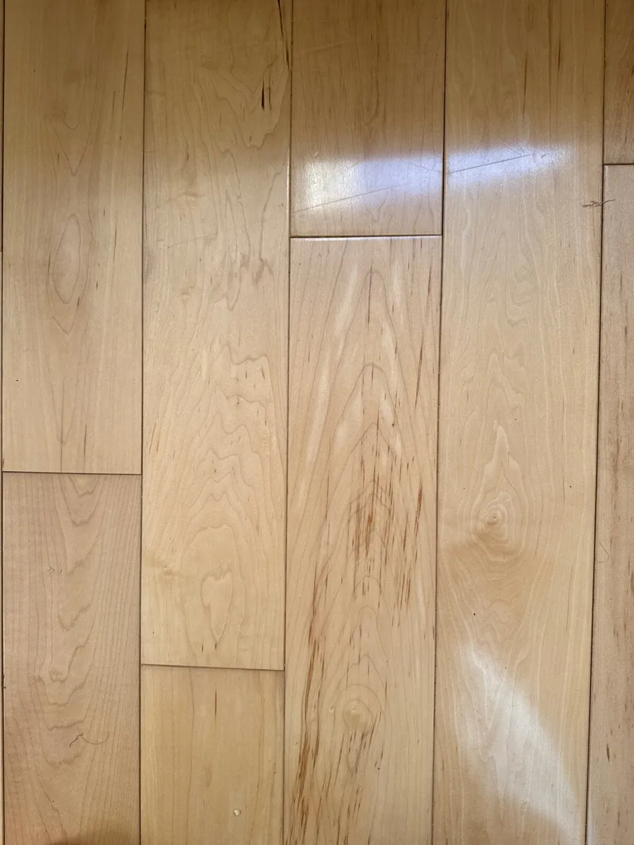 Birch timber flooring