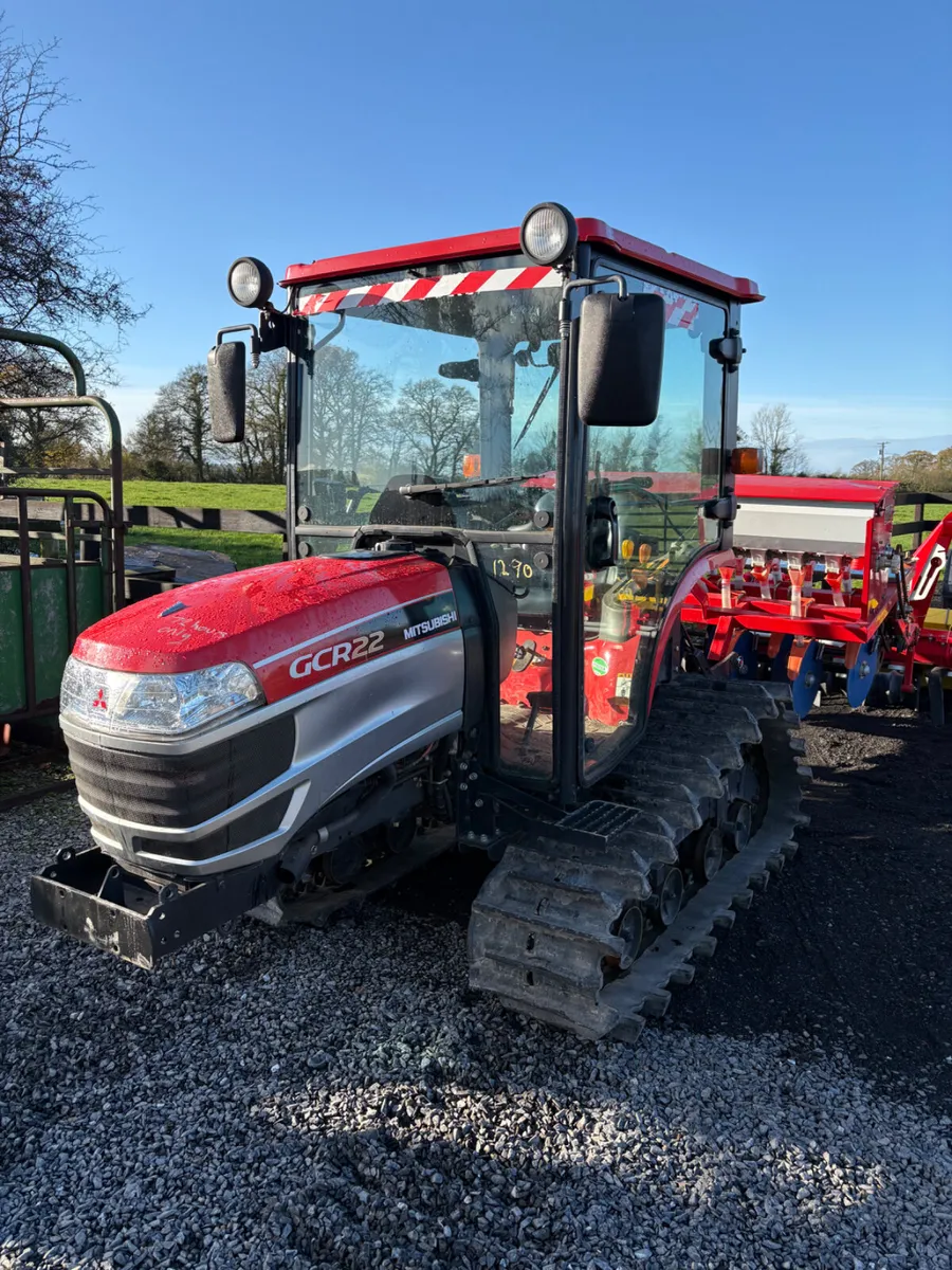 Mitsubishi Track Tractor with seed Drill - Image 4