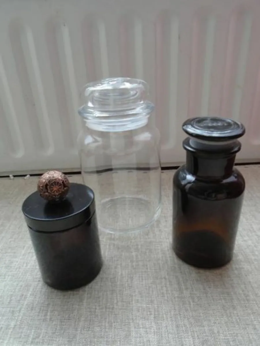 Glass jars, Storage, Candle making, - Image 1