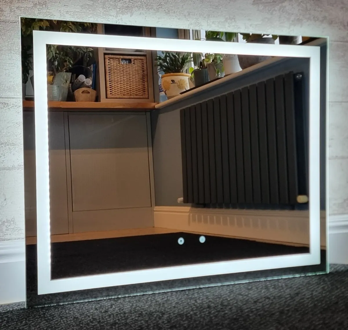 LED Bathroom Mirror Dual LED Antifog Defogger - Image 2