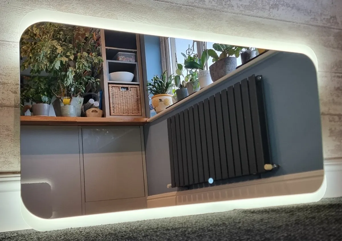 LED Bathroom Mirror Sensor Demister Antifog - Image 2