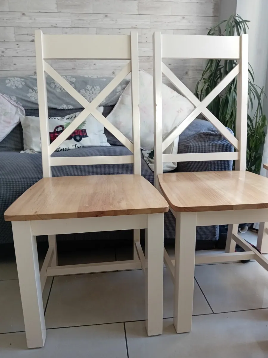 Dining chairs x 6 - Image 2