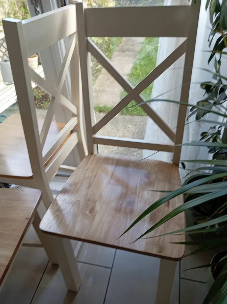 Dining chairs x 6 - Image 3