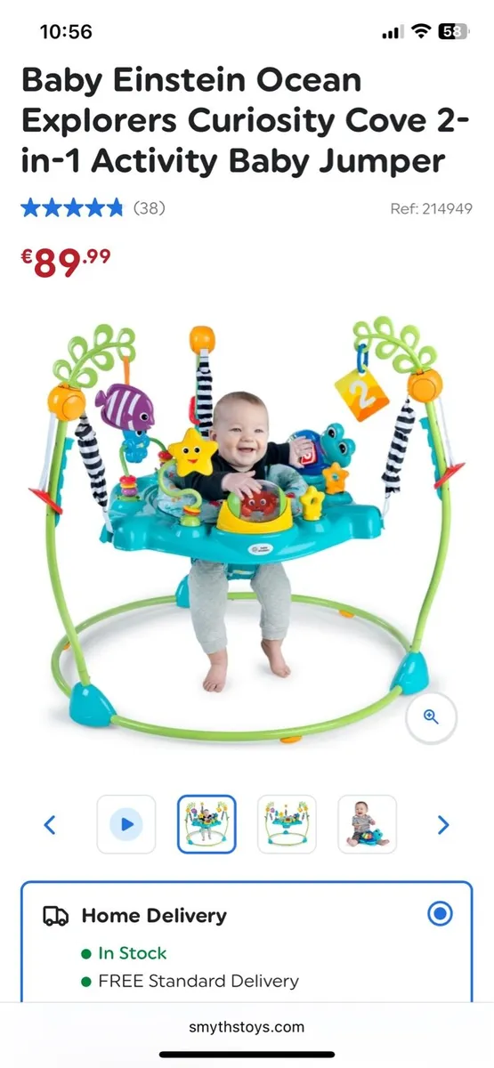 Baby jumperoo bouncer - Image 3