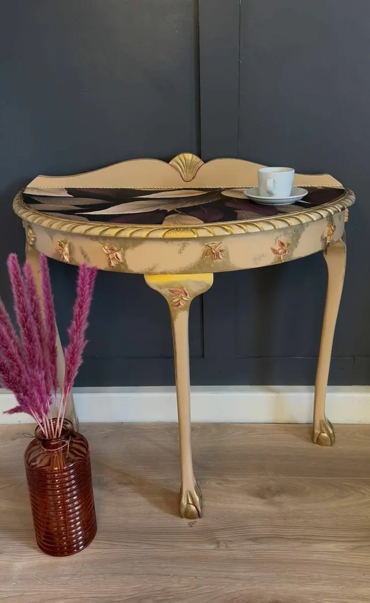Renewed console table half moon - Image 3