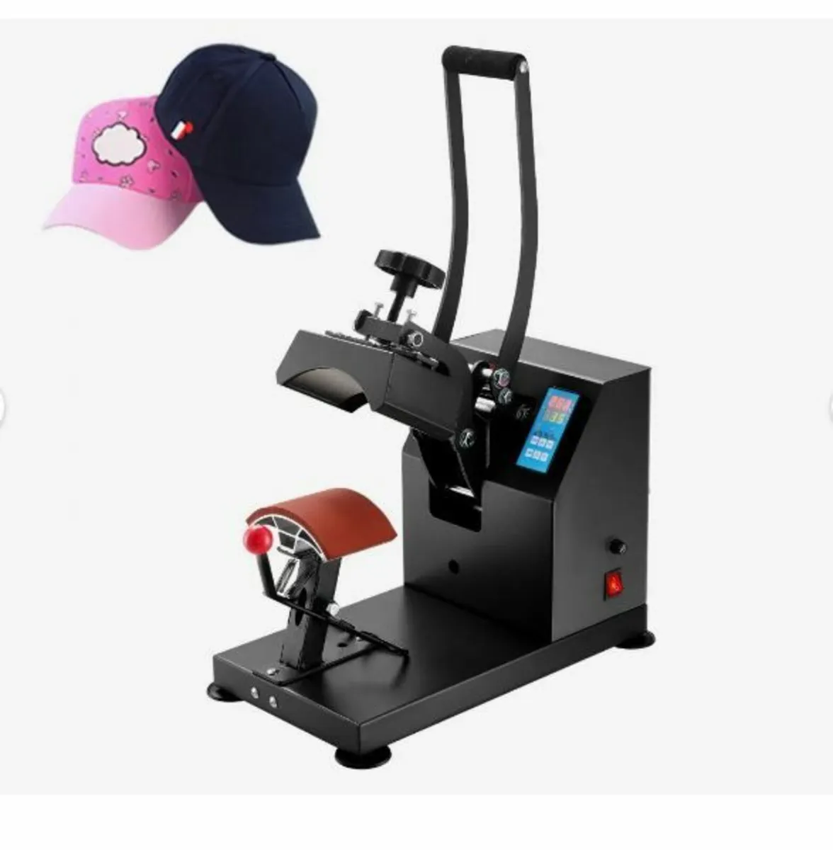Hat Heat Press 5.5 x 3.5 inch - Image 1