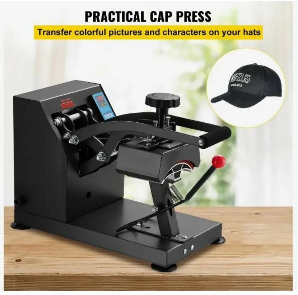 Hat Heat Press 5.5 x 3.5 inch - Image 2