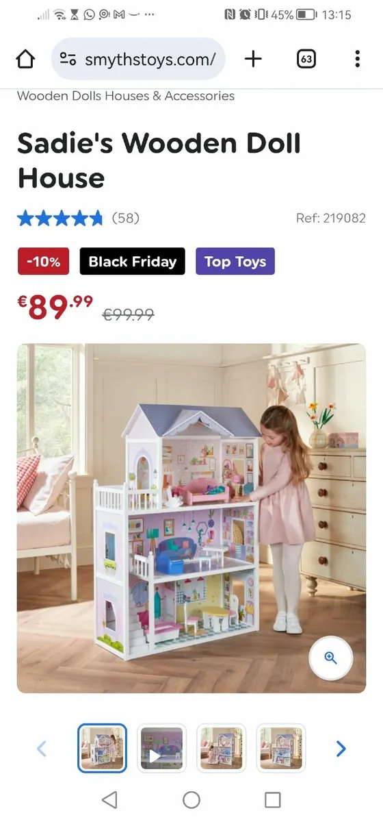 Wooden dolls house - Image 2