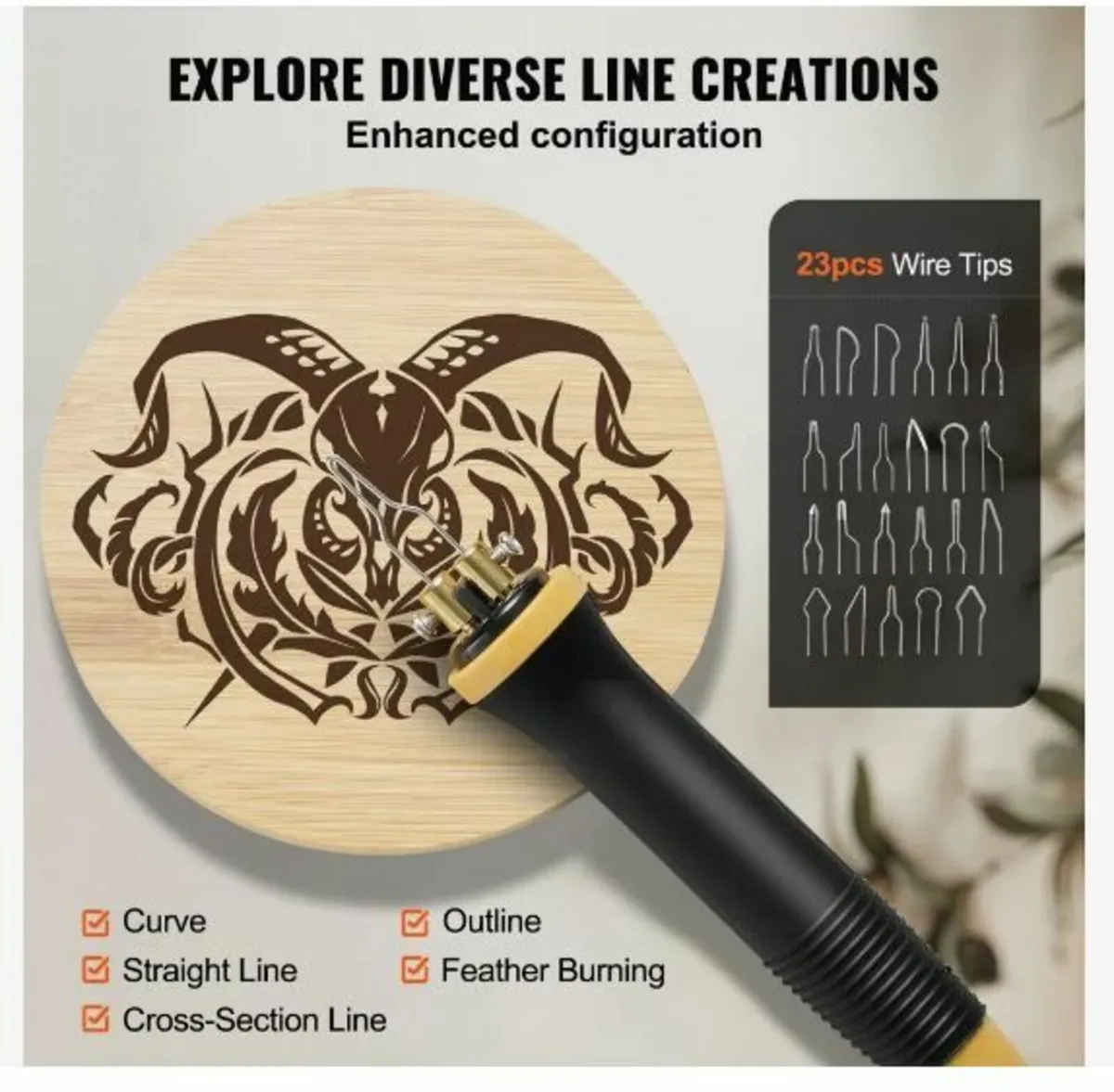 Wood Burning Kit, 200~700°C Adjustable - Image 4