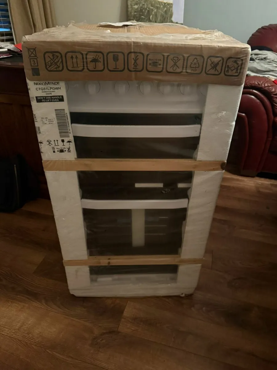 NordMende 50cm Gas Cooker - White - Image 2