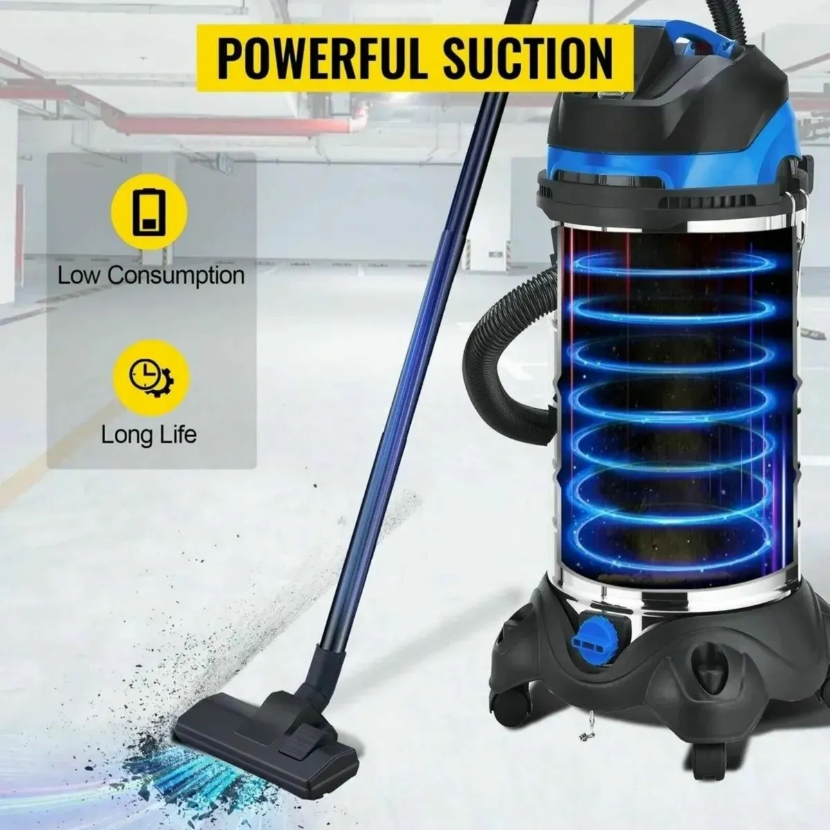 Vacuum Cleaner Wet Dry 40L Industrial Extractor - Image 4