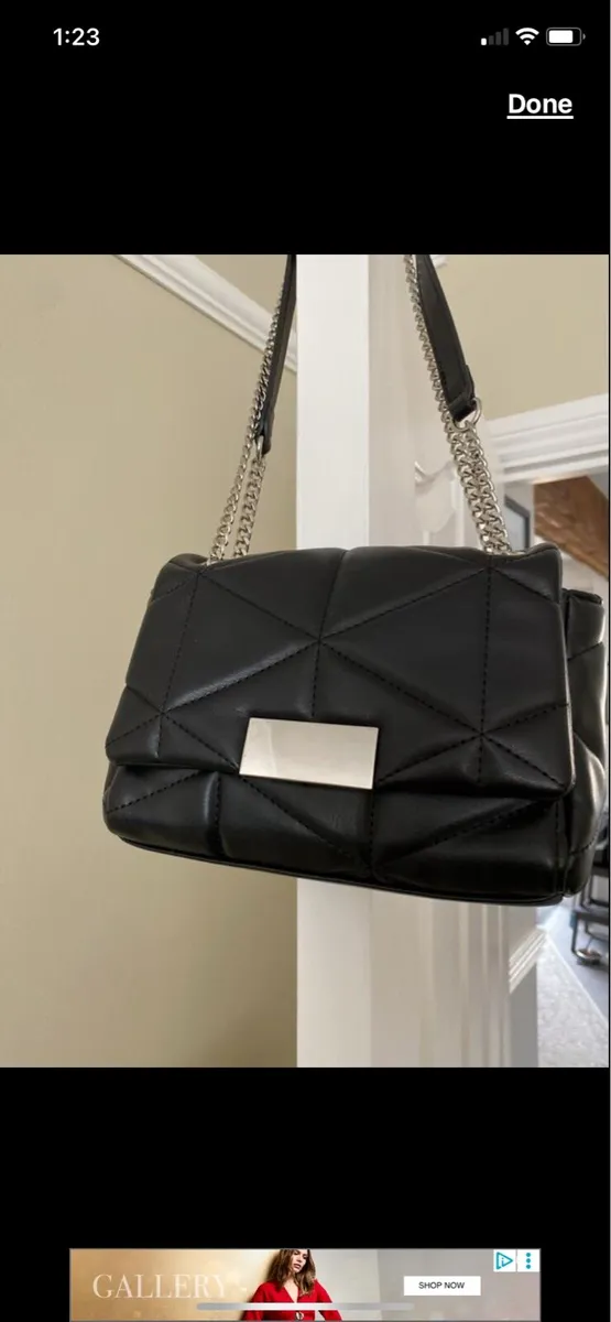 Brand new quilted black bag - Image 1