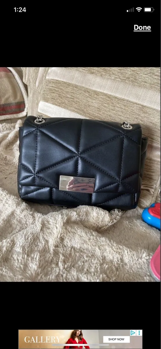 Brand new quilted black bag - Image 3