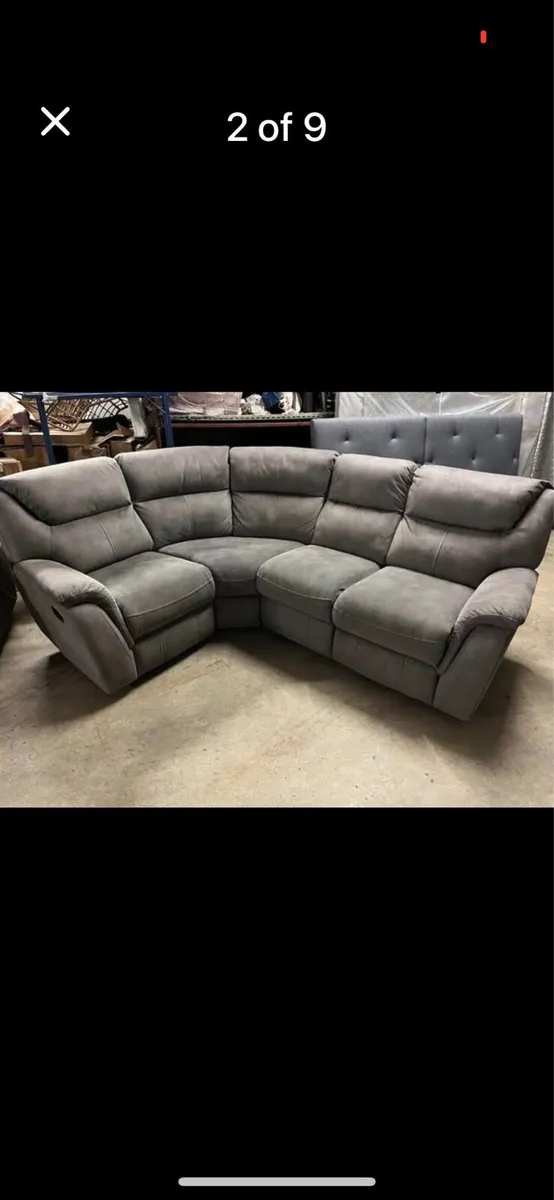 Grey recliner sofa - Image 2