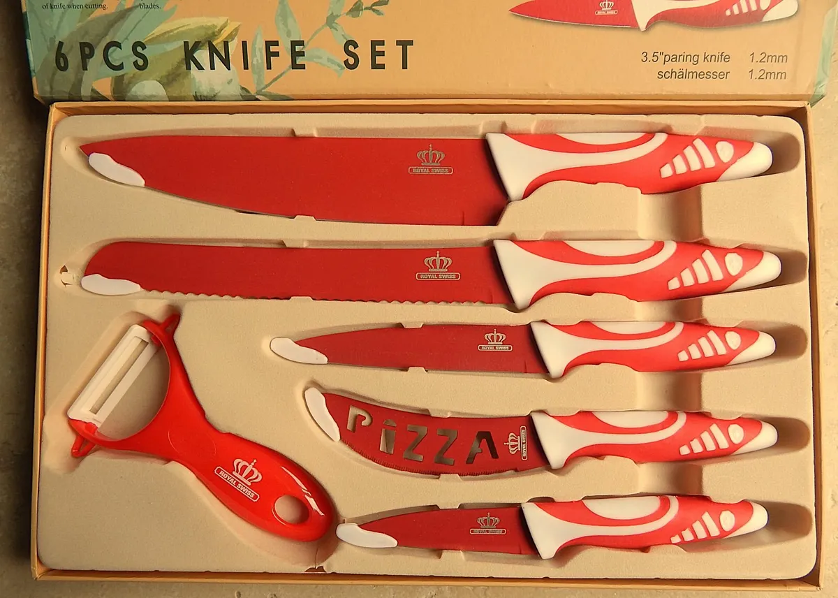 6 Piece Royal Swiss Knife Set, as new - Image 2