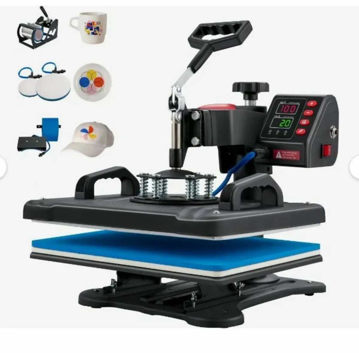 Heat Press, 5 in 1 Heat Press Machine - Image 1