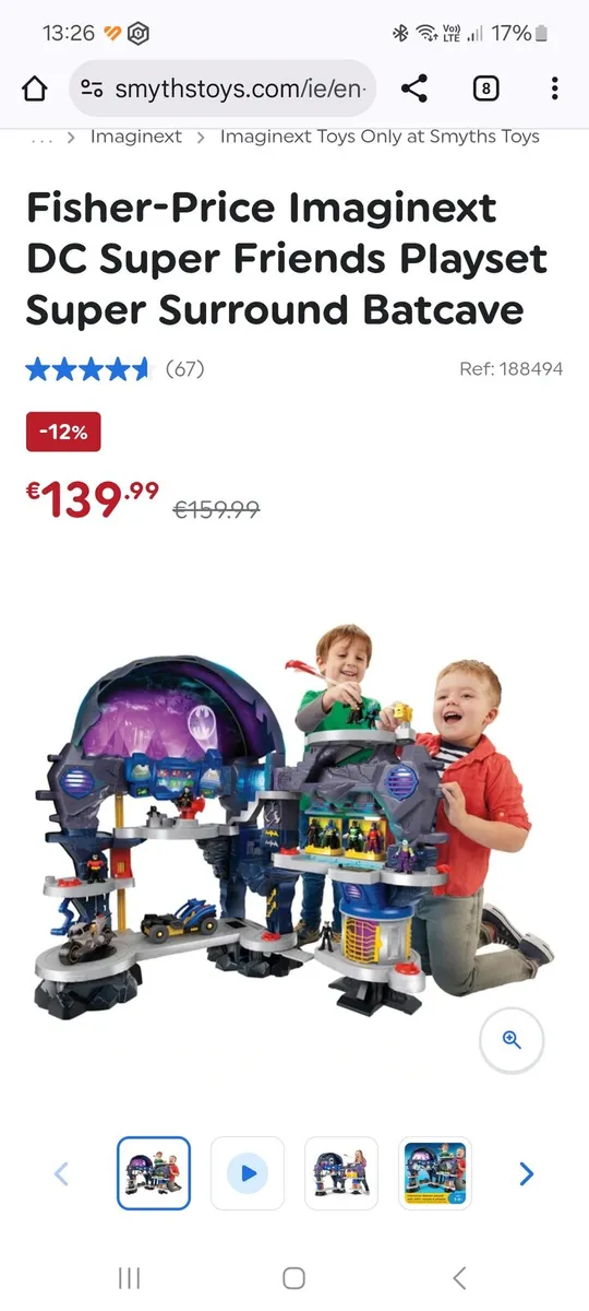 Imaginext DC Super Friends Playset Batcav3 - Image 4