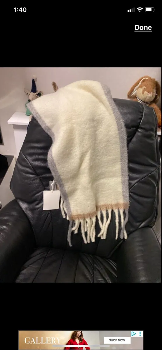 Wool blend scarf - Image 3