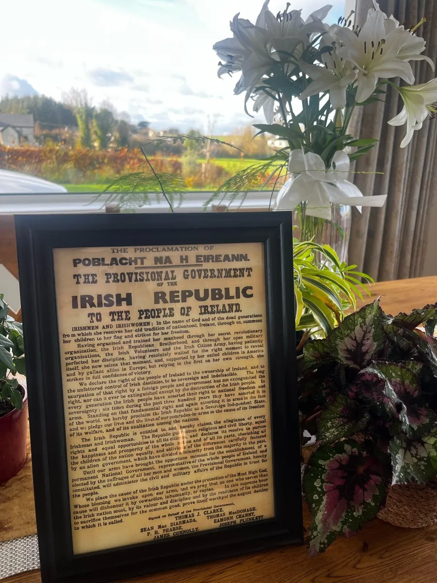 1916  Proclamation The Easter Rising Picture  . - Image 4