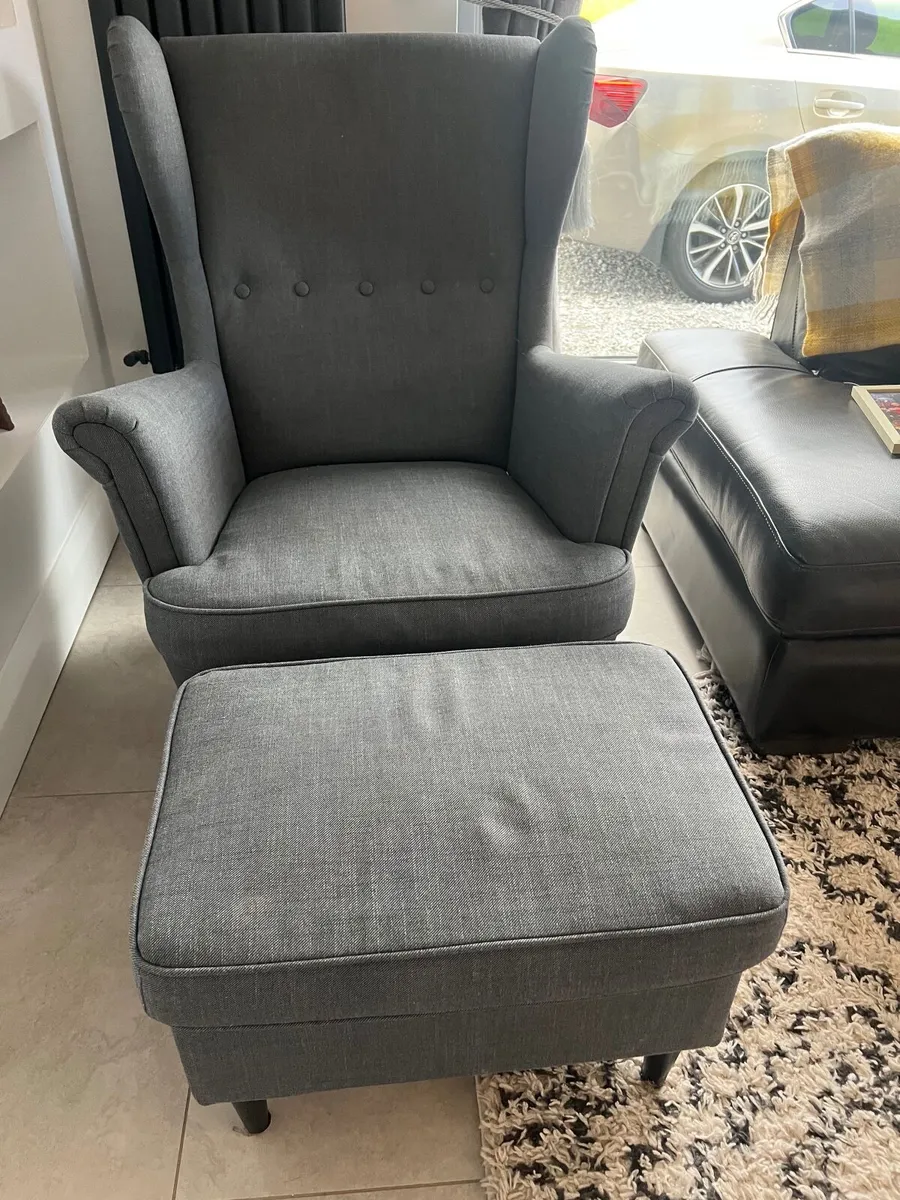 Chair and Footstool - Image 2