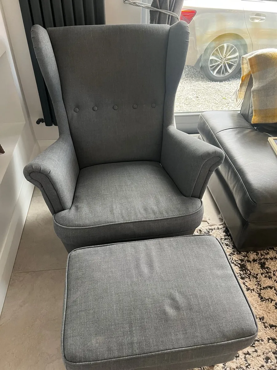 Chair and Footstool - Image 3