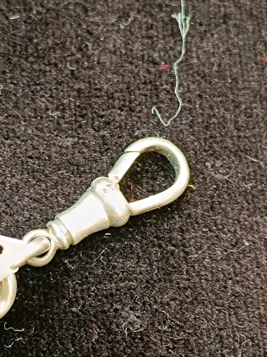 Vintage/ Antique Silver Albert's Chain - Image 4