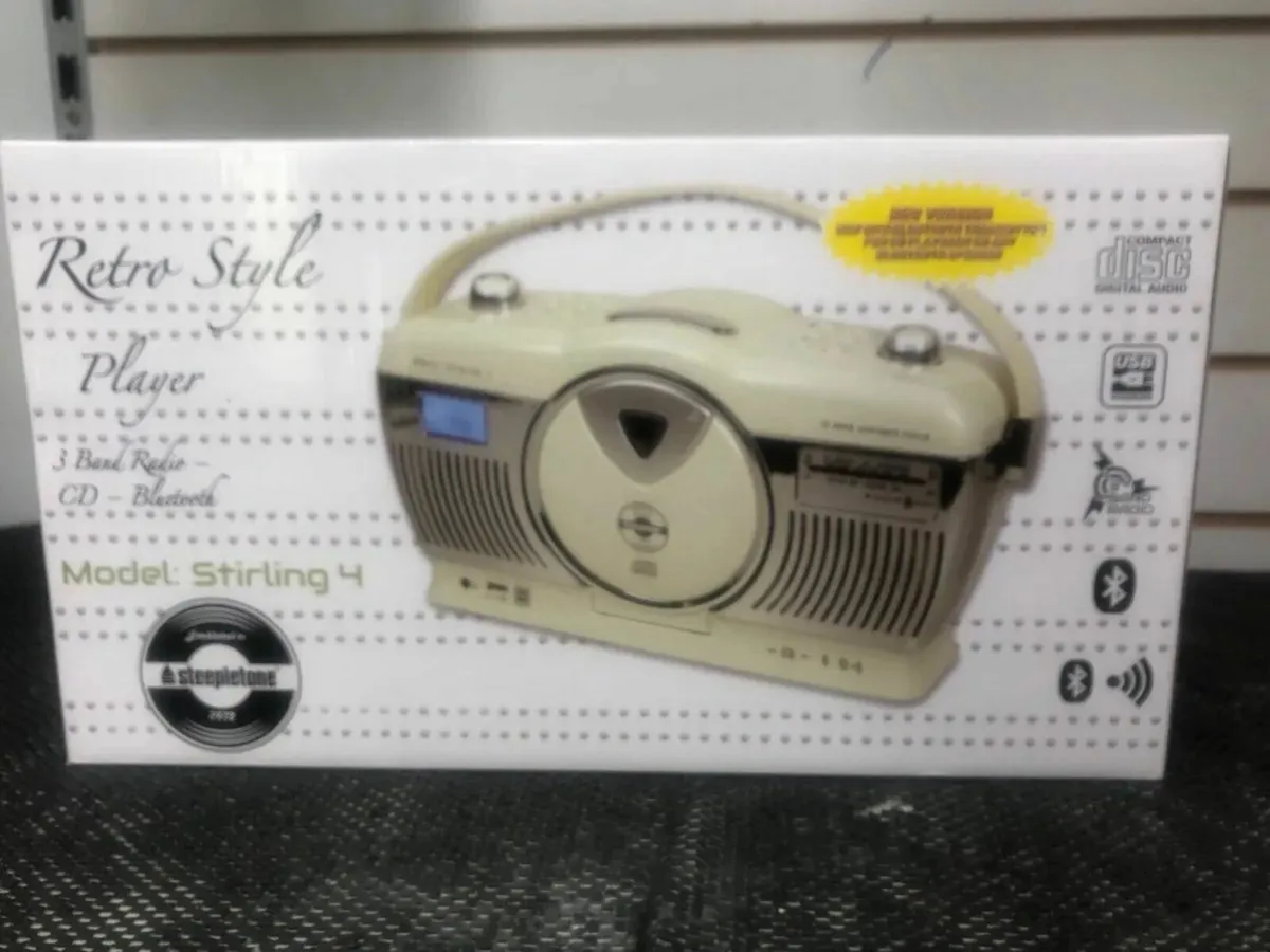 Retro Style Radio | CD Player - Image 1