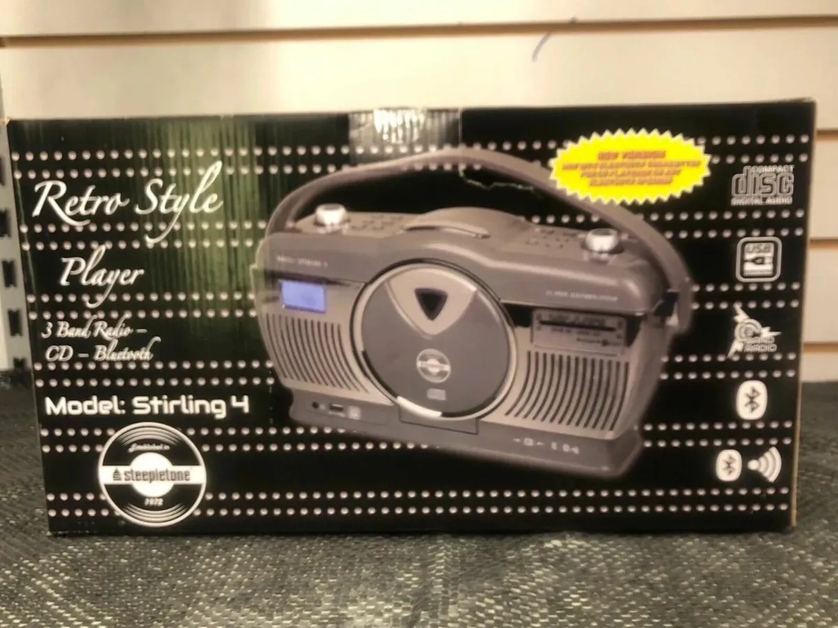 Retro Style Radio | CD Player - Image 2