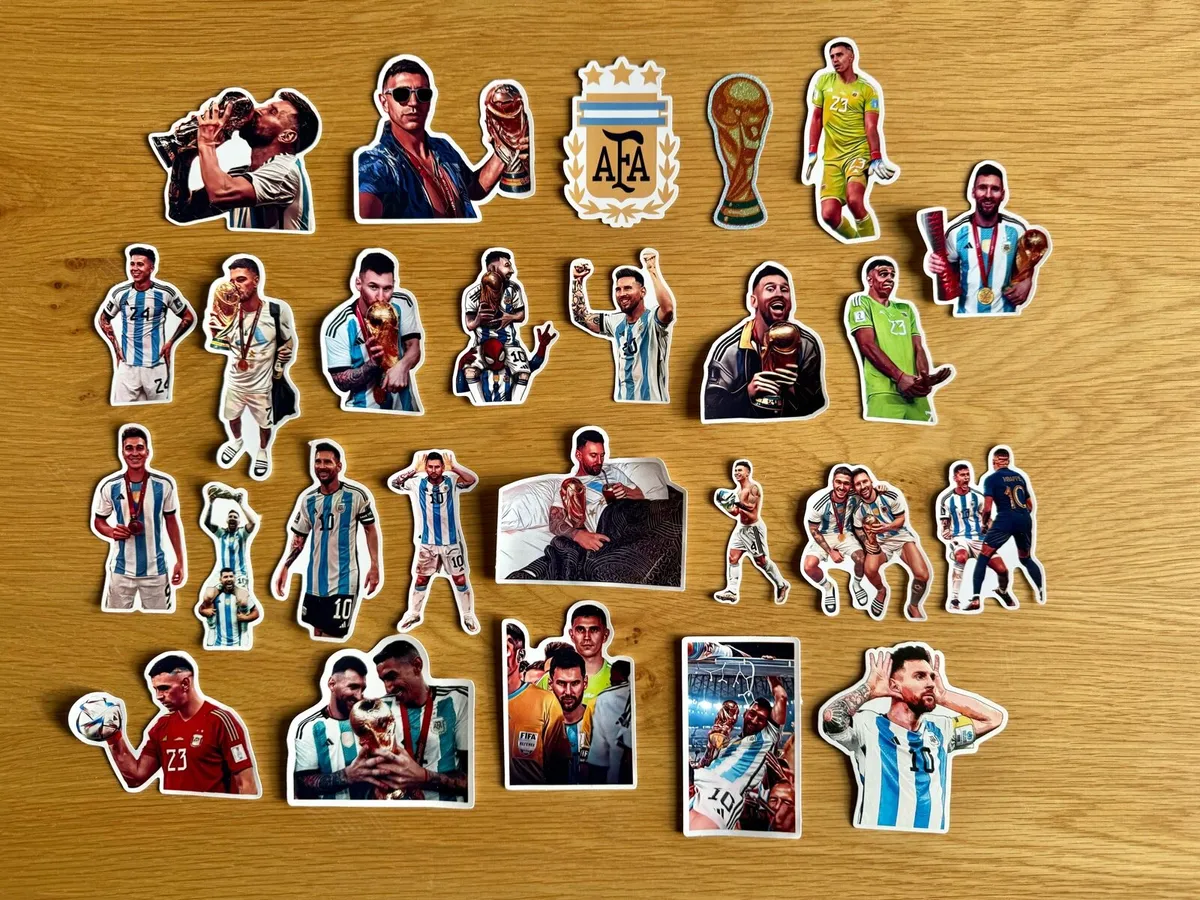 Brand new World Cup Argentina AFA Messi stickers - Image 1