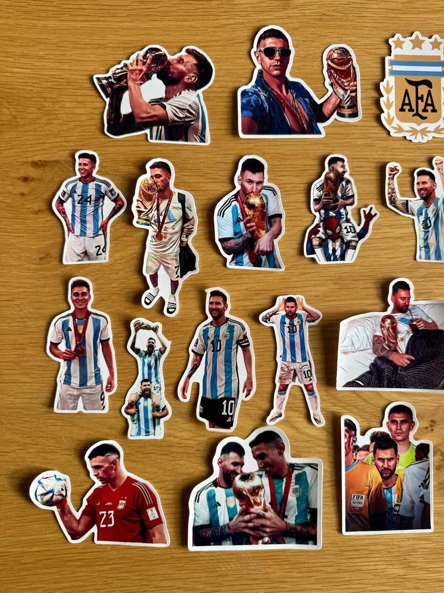 Brand new World Cup Argentina AFA Messi stickers - Image 2