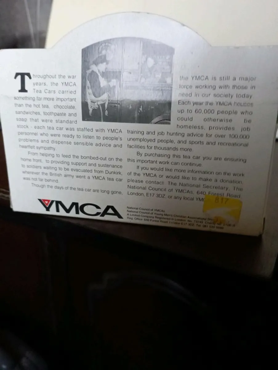 VINTAGE YMCA  TEA UP DIE-CAST MODEL - Image 2