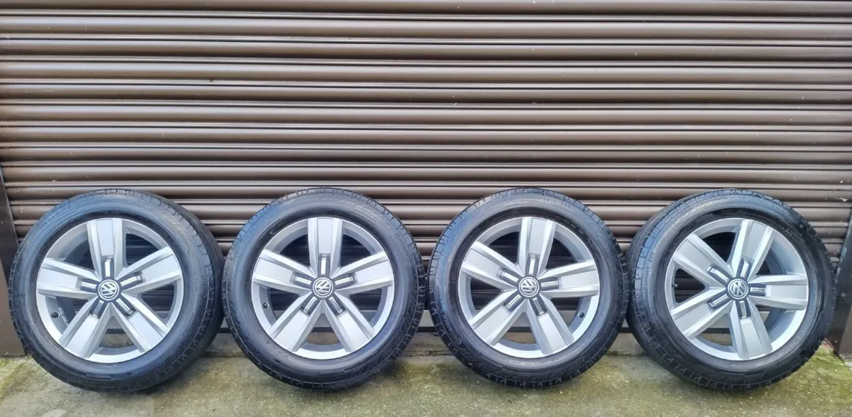 VW T6.1,T6,T5 Trans Genuine 17"Alloys - Image 1