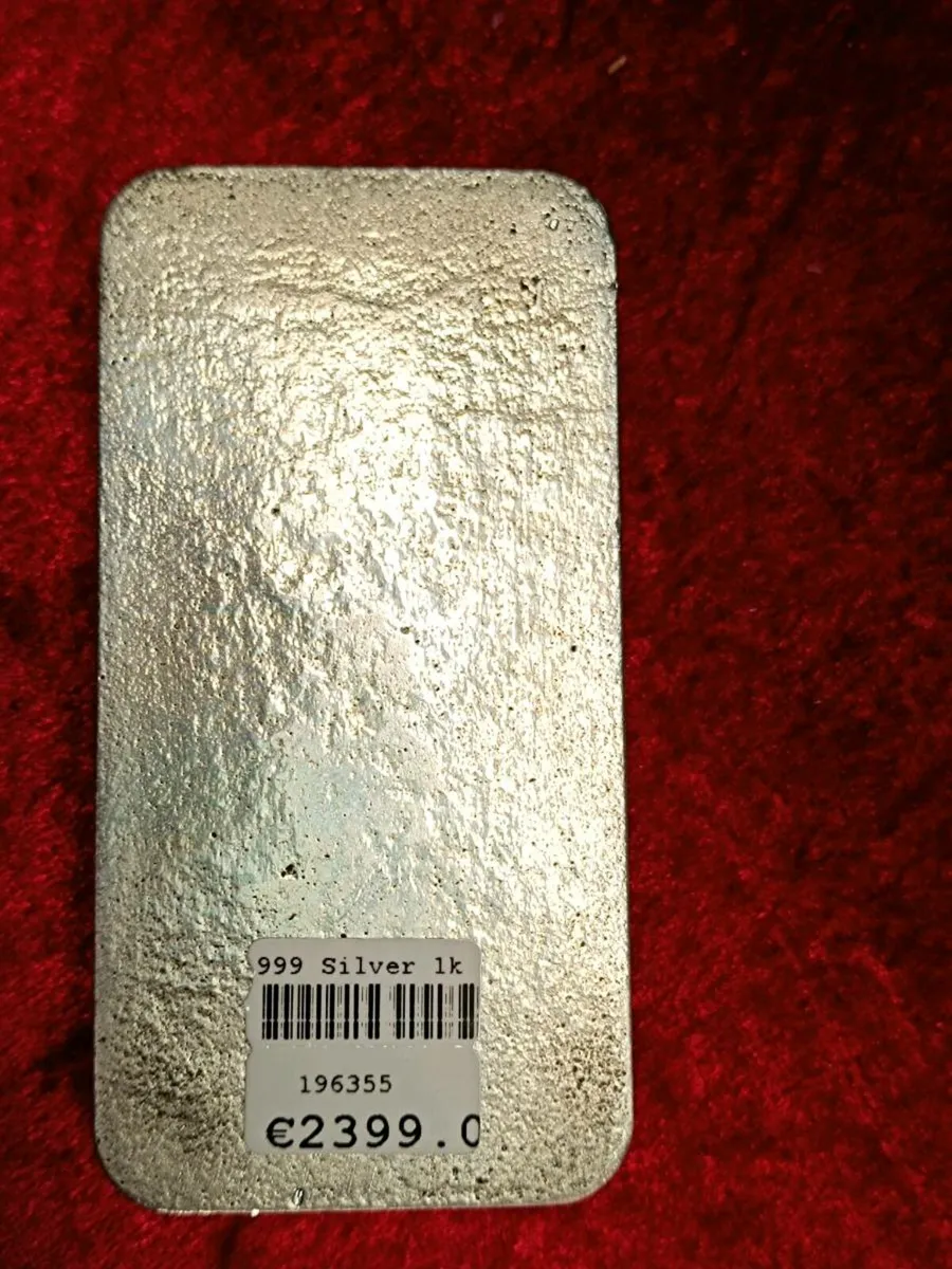 Fine Silver Bar 1 kg Melter Assayer - Image 4