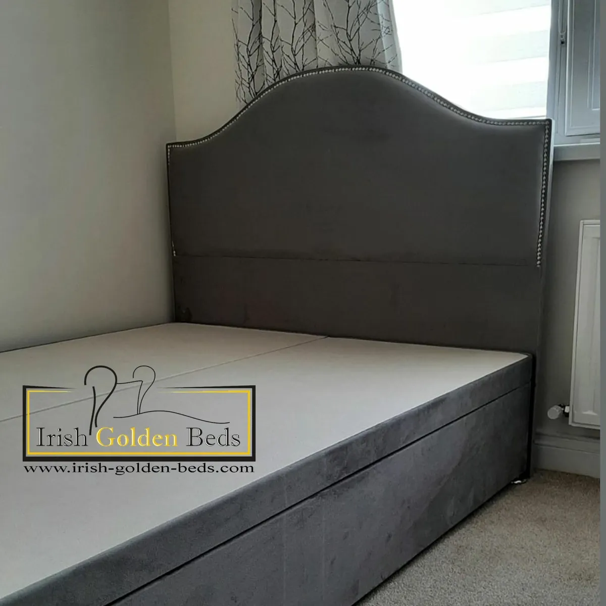 bed frame and headboard, free delivery - Image 1